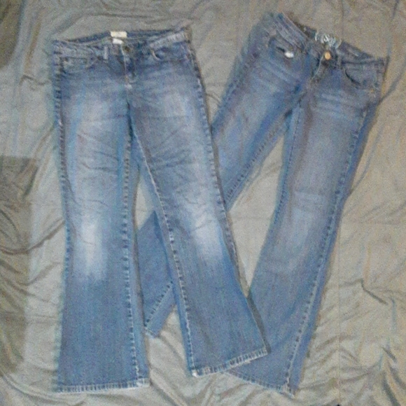 SO Denim - Bundle of 2 pairs of juniors 7 bootcut jeans